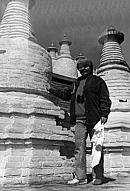 At the pagodas of West Xia, China