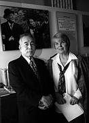 With Nishida Tatsuo, September 2001